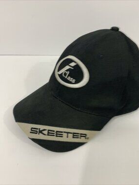 Vintage Skeeter i Class bass boats Hat Bass Fishing Hat Black and Silver
